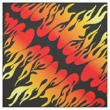 Brandbrand, röd gult svart mönster