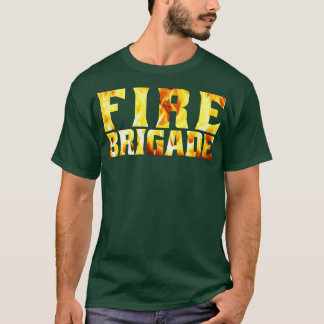 Brandbrigaderna Flames Gift Idea Firefighter T Shirt