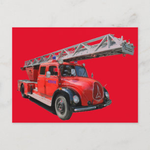 Brandbrigadkort Vykort