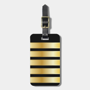 Brandchef Epaulet Guld Bands Luggage Tag Bagagebricka