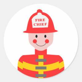 Brandchef Runt Klistermärke