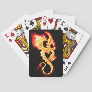 branddrake spel kort