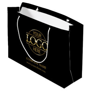 Branded Black & Guld Business Logotyp Promotional