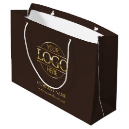 Branded Brown & Guld Business Logotyp Promotional
