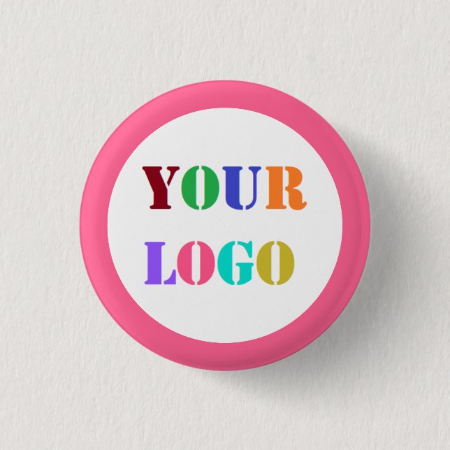 Branded Business Logo Promotional Button Example Knapp (Framsida)