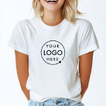 Branded Business Logotyp Employee Company T Shirt<br><div class="desc">En enkel affärsmall för anpassningsbar i ett modernt,  minimalistiskt stil som enkelt kan uppdateras med företagets logotyp. Om du behöver hjälp med att anpassa den här produkten kontaktar du mig med hjälp av meddelandeknappen nedan så kommer jag att vara lycklig för att hjälpa till.</div>