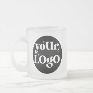 Branded Business Logotyp Frostad Glasmugg
