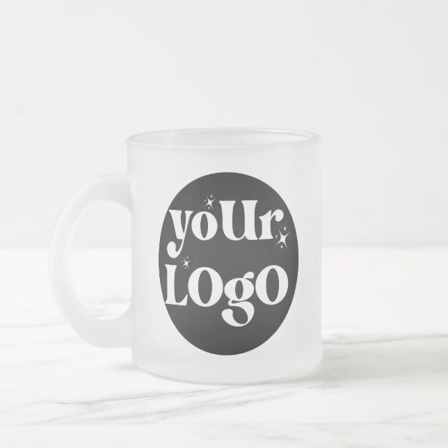 Branded Business Logotyp Frostad Glasmugg (Vänster)