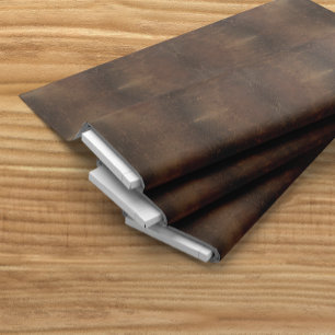 Branded Cowhide Faux Leather Tyg