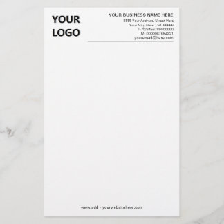 Branded Custom Business Office Stationery Paper Brevpapper