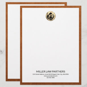 Branded Law Firm Letterhead Brevhuvud