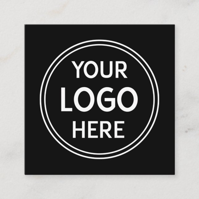 Branded Logo Custom-Made for Your Fyrkantigt Visitkort (Framsida)