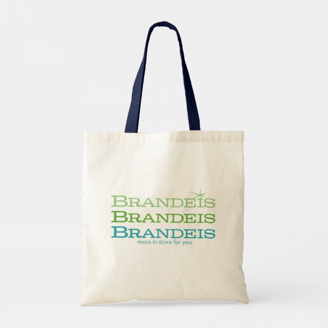 Brandeis Tote Bag Tygkasse (Baksida)