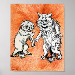 Branden i minden, Louis Wain Poster