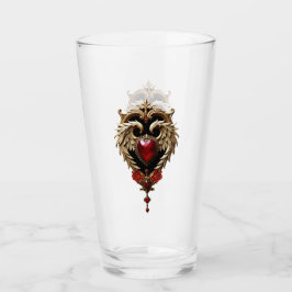 Branden och guld glaskopp