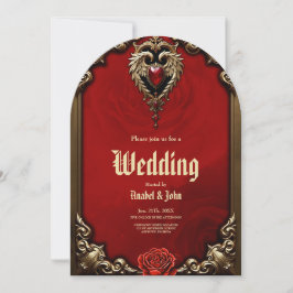 Branden och guld. inbjudningar