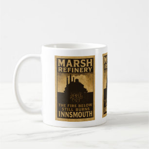 Branden under ännu brinnande brinnande - Marsh Ref Kaffemugg