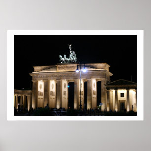 brandenburg berlin natt poster