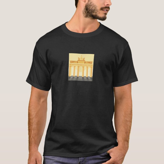 Brandenburg gate Berlin Souvenir T Shirt (Framsida)