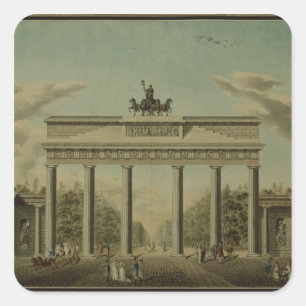 Brandenburg grind, 1812 fyrkantigt klistermärke