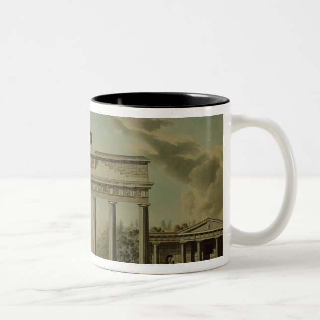 Brandenburg grind, 1812 Två-Tonad mugg (Höger)