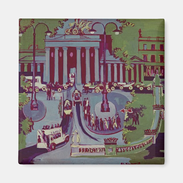 Brandenburg Grind, Berlin, 1929 Magnet (Framsidan)