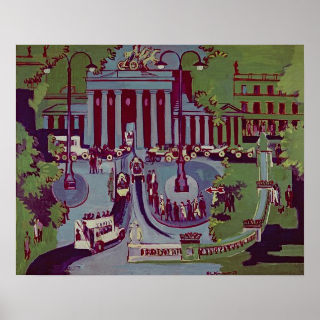 Brandenburg Grind, Berlin, 1929 Poster (Framsidan)