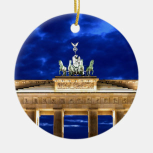 Brandenburg grind, Berlin Julgransprydnad Keramik
