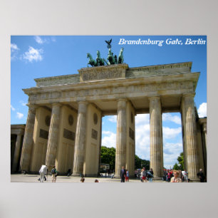Brandenburg grind, Berlin Poster