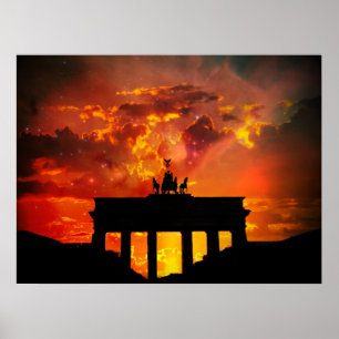 Brandenburg grind, Berlin Poster
