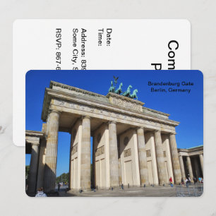 Brandenburg Grind, Berlin, Tyskland Inbjudningar