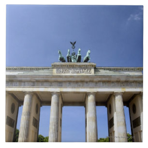 Brandenburg grind, Berlin, Tyskland Kakelplatta