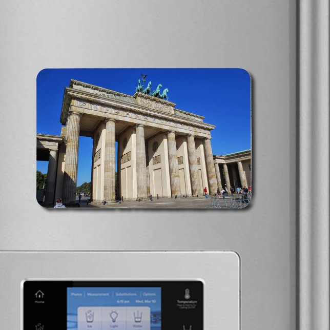 Brandenburg Grind, Berlin, Tyskland Magnet (Brandenburg Gate, Berlin, Germany Flexible Magnet)