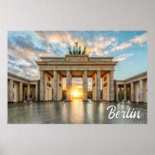 Brandenburg Grind, Berlin, Tyskland Poster