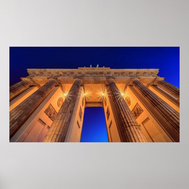 Brandenburg Grind Berlin Tyskland Poster (Framsidan)