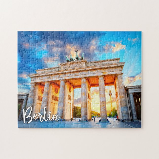 Brandenburg Grind, Berlin, Tyskland Pussel (Horisontell)