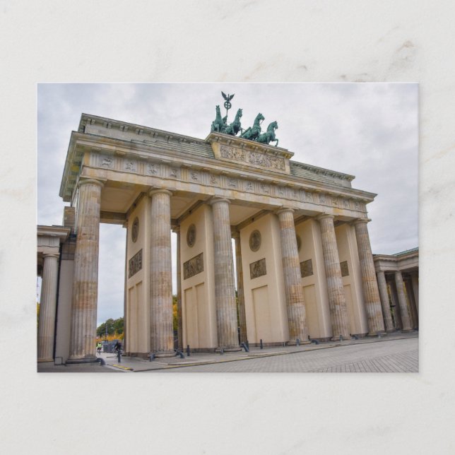 Brandenburg Grind, Berlin, Tyskland Vykort (Framsida)