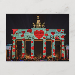 Brandenburg Grind Berlin Tysklandare Vykort