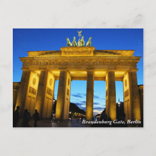 Brandenburg Grind, Berlin Vykort