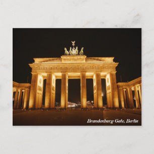 Brandenburg grind, Berlin Vykort