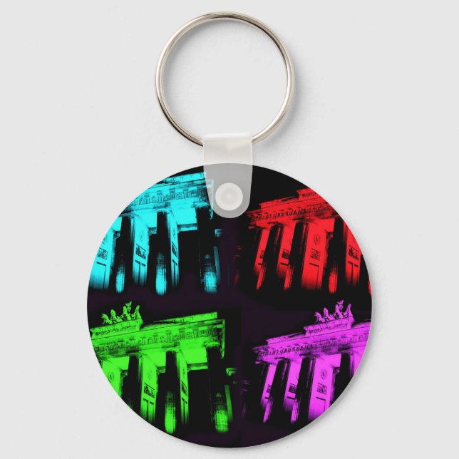 Brandenburg Grind Collage Nyckelring (Framsida)