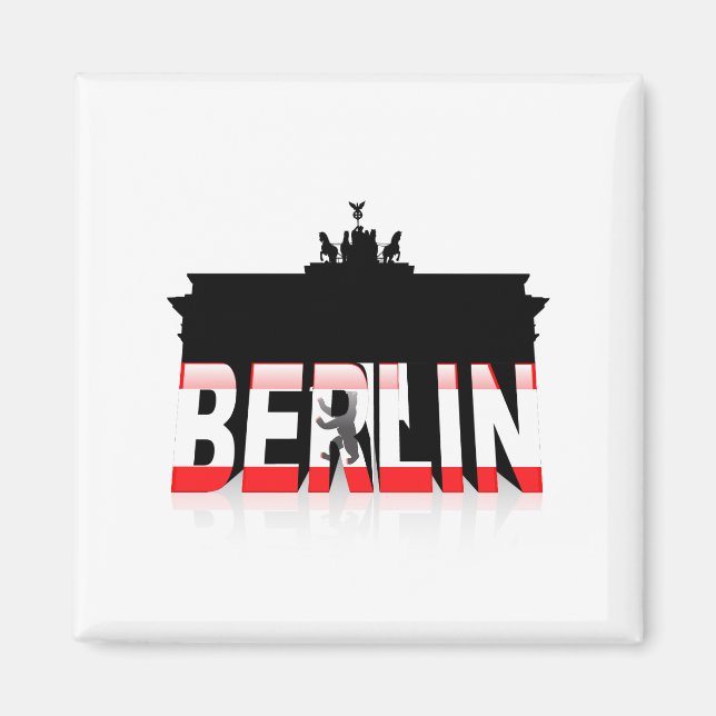 Brandenburg Grind i Berlin Magnet (Framsidan)