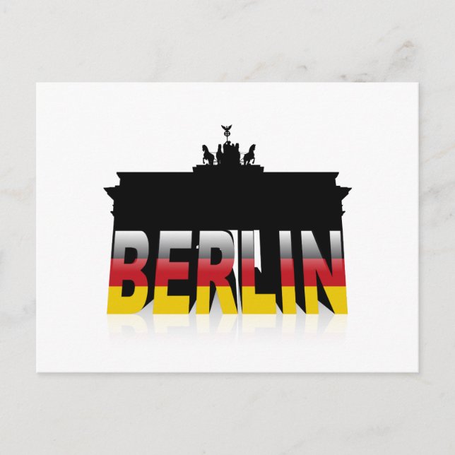 Brandenburg Grind i Berlin (Tyskland) Vykort (Framsida)