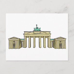 Brandenburg Grind i Berlin Vykort