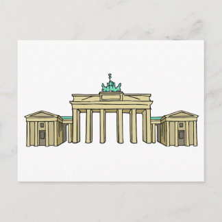 Brandenburg Grind i Berlin Vykort