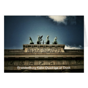 Brandenburg Grind Quadriga Berlin, Tysklant kort