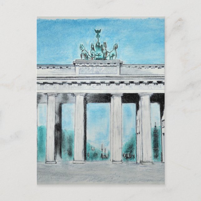 Brandenburg Grind Sketch Vykort (Framsida)