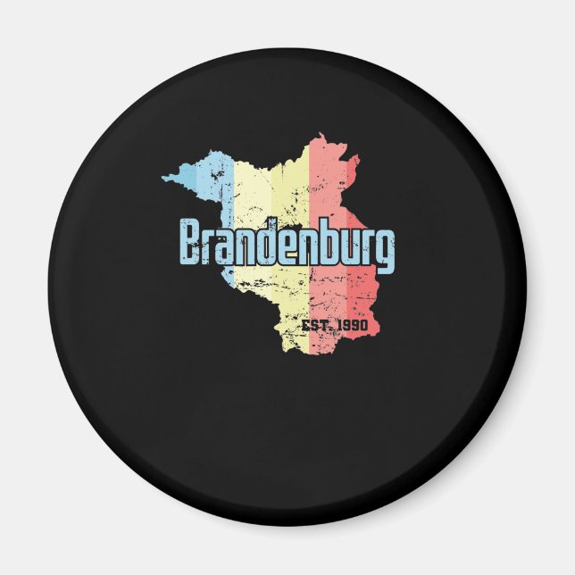 Brandenburg neues Bundesland Deutschland Magnet (Framsidan)