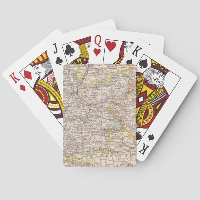 Brandenburg Posen kartbokkarta Spel Kort (Baksidan)