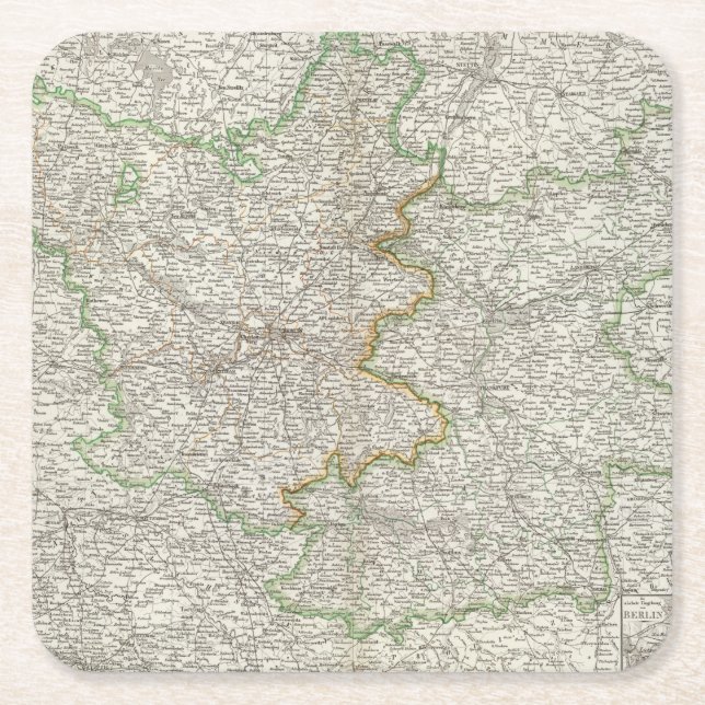 Brandenburg Underlägg Papper Kvadrat (Framsidan)
